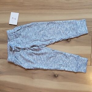 NWT rumi + ryder Toddler Boy Size 3T Blue Gray Joggers w/pockets